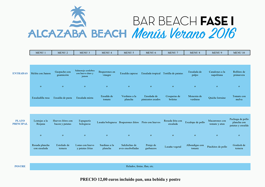 Apertura del Bar Beach Fase I en verano