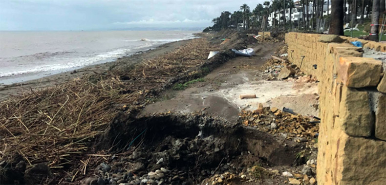 Heavy rain and thunderstorms of epic proportions at Alcazaba Beach